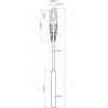 VEGAWELL S51 Dimensiuni Traductor de presiune hidrostatica