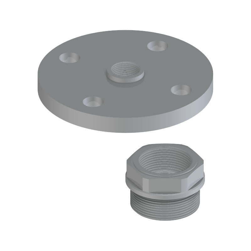 Flanșă și adaptor filetat adecvat pentru VEGAPULS 64 și VEGAPULS 6X